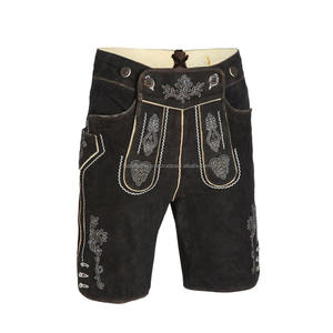 Costume de bière bavarois traditionnel pour hommes, Lederhosen allemand de Munich pour l'Oktoberfest, bretelles - Product Image 1