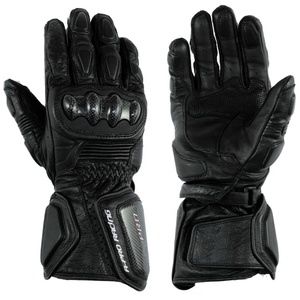 Gants longs en cuir de course de moto à jointure dure haute protection gants de moto - Product Image 6