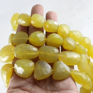 High Quality Yellow Carnelian Nugget Faceted Tumbled Drilled Gemstone Full Strand Natural <b>Crystal</b> <b>Healing</b> <b>Necklace</b> Wholesaler - Product Image 2