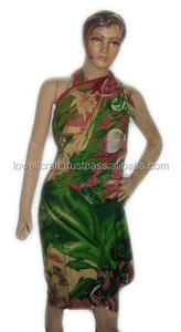 SEA PRINTED POLY COTTON BEACH <b>SARONG</b> - Product Image 4