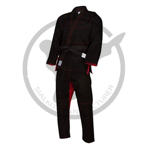 Logo personalizado de alta calidad hecho a medida Jiu Jitsu Gi/Kimono/BJJ Gi conjuntos 100% algodón 360g Unisex adulto - Product Image 1