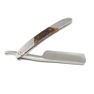 Metall Klapp griff Friseur Old Style Rasiermesser Rasiermesser Haaren tfernungs werkzeuge Salon Produkte Half Blade Hersteller