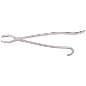 Fórceps de sujeción de hueso de carril pequeño, 17cm a 21cm, fórceps de sujeción de hueso, carril de acero inoxidable alemán, Mahersi de alta calidad - Product Image 1
