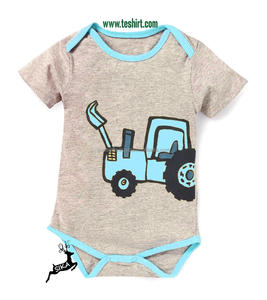 Organic Bamboo High Quality Short Sleeves Summer Newborn <b>Kids</b> Clothing Baby Bodysuit Baby Clothes Romper Jumpsuit Online Sale - Product Image 5