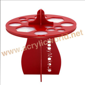 ชั้นวางอะคริลิกแบบกําหนดเองที่กําหนดเองสําหรับชั้นวางแปรงแต่งหน้า - Product Image 4