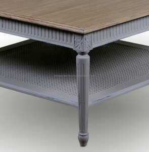 Meubles de table basse gris français d'Indonésie - Product Image 2