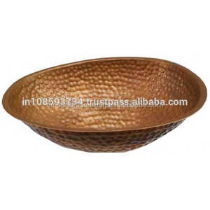 อ่างแช่เท้าทองแดงตีขึ้นรูป อุปกรณ์เสริมสำหรับบ้าน - Product Image 4