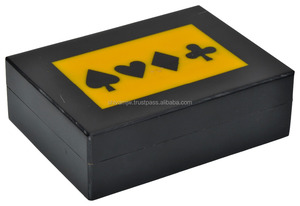 Metier-cajas de madera decorativas para juegos, cajas de almacenamiento de cartas de juego, estilo antiguo, modernas y baratas, venta al por mayor - Product Image 3