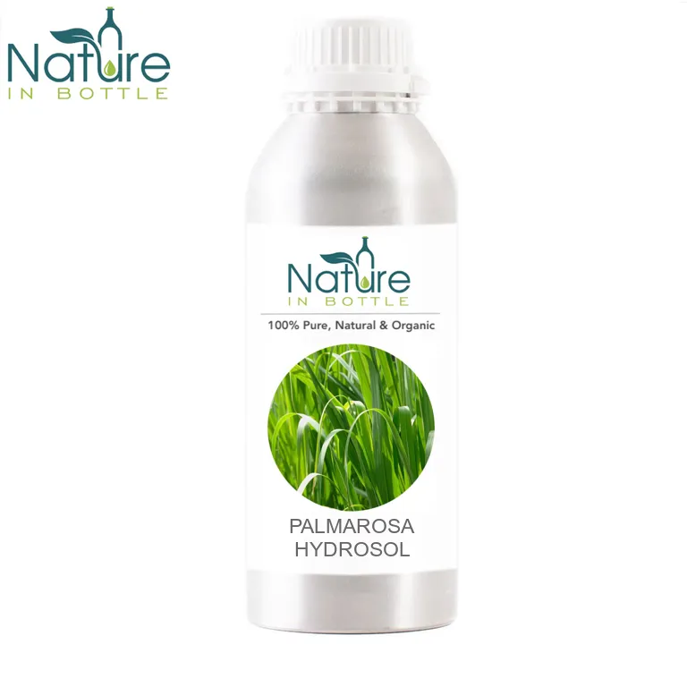 Hydrisol Palmarosa Organik | Air Disinfektan Simpogon Martini-100% Murni dan Alami