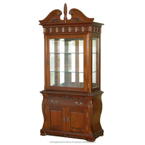 Vitrina clásica de caoba, mueble, jepara, indonesia - Product Image 1