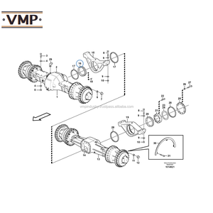 Rodamiento VOE 11075556 para Cargadoras de Ruedas Volvo, Marcas VMP, Alta Calidad, Nuevo, Repuestos para Maquinaria de Construcción - Product Image 2