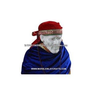 Marble <b>Stone</b> Sai Baba Statue - Product Image 1