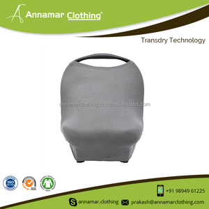 Couverture d'allaitement et de protection pour bébé en coton biologique, prix usine, avec logo personnalisé - Product Image 6