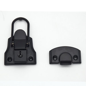Fsda — <span class=keywords><strong>serrure</strong></span> à loquet noire pour bagages, boîte à outils brillante, plastique résistant - Product Image 4