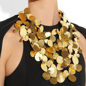Nuevo Diseño de Gargantilla Larga, Collar Chapado en Oro para Mujer - Product Image 1