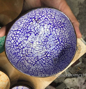 Cuencos de cáscara de coco Real superventas, cuencos lacados de Vietnam - Product Image 3