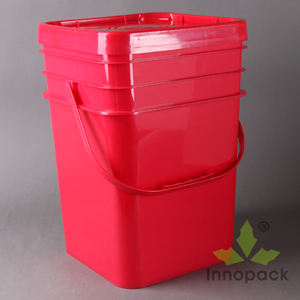 Fabricants de barils carrés en plastique de 20 L, seau rectangulaire en plastique - Product Image 6