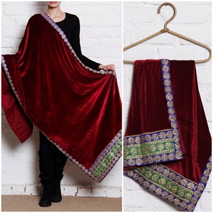 ผู้หญิงกำมะหยี่ผ้าคลุมไหล่คุณภาพสูงสำหรับผู้หญิง - Product Image 2