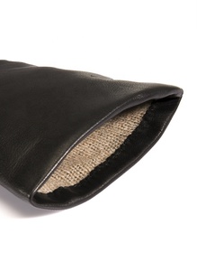 Guantes de cuero de piel de cordero con forro de Cachemira para mujer Guantes de conducción clásicos Accesorio elegante y de moda para un estilo sofisticado - Product Image 2