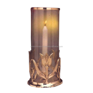 Meilleure qualité bougeoir en métal haute vente cuivre plaqué belle lampe de bougeoir - Product Image 1