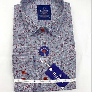 หรูหรายอดการออกแบบใหม่ล่าสุดสไตล์แฟชั่นใหม่ที่มีคุณภาพสูงขายร้อนที่มีแขนยาวผู้ชายเสื้อ - Product Image 1