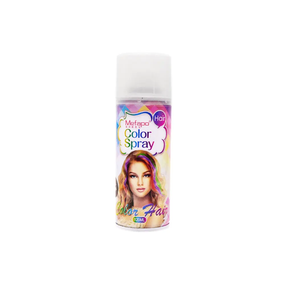 Aerosol instant temporary hair dye spray hair color