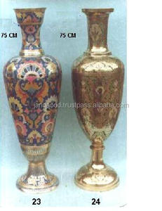 แจกันโลหะแบบดั้งเดิมของอินเดีย,แจกันทองเหลืองรูปไก่สำหรับตกแต่งบ้าน - Product Image 3