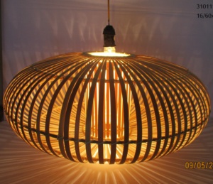 Abat-jour en bambou et rotin fait à la main, vente chaude, décoration d'intérieur, lampes en osier, artisanat, tissé à la main, fabriqué au Vietnam - Product Image 2