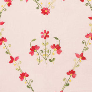 Sábana de cama doble de algodón rosa Misty hecha a mano, Sábana de cama bordada de algodón indio, venta al por mayor - Product Image 3