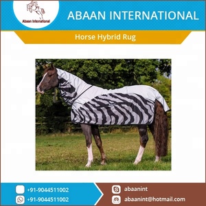 Alfombra híbrida de caballo de verano con mezcla de polialgodón e inserciones de malla Euro-Breeze - Product Image 2