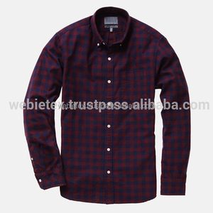 <b>Men's</b> High Quality 100% Cotton <b>Flannel</b> Casual <b>Shirts</b> Anti-Pilling Feature Made in Bangladesh - Product Image 1