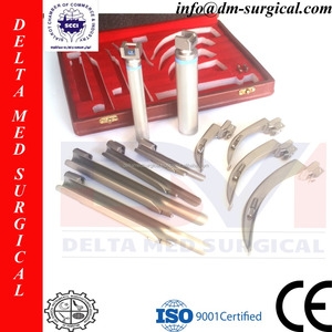 Gây Mê EMT Laryngoscope 9 Lưỡi Mac Miller + 2 Tay Cầm + Bộ Hộp Bóng Đèn Bổ Sung - Product Image 5