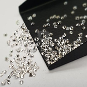 Blanc naturel 1.7 à 2.7 MM VS pureté J K couleur diamant lâche mêlée coupe ronde diamants polis colis - Product Image 5