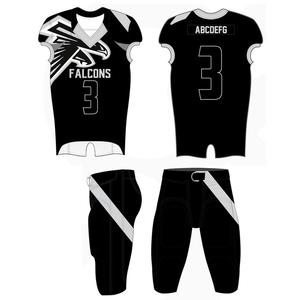 Dernière arrivée uniforme de football américain en équipe uniformes de football américain quantité minimale de commande bas respirant sublimé - Product Image 5