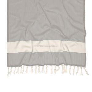 Serviettes turques classiques à chevrons, serviettes de bain de plage multicolores pour la maison, Collection classique - Product Image 4