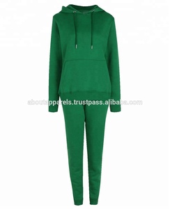 Polyester Fleece Lady Tracksuit Stock Women <b>Red</b> <b>Hoodies</b> Winter OEM Pocket Style Sets Maternity Zipper Backless Color Design Type - Product Image 5
