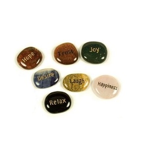 Piedra grabada personalizada Piedra de Palma personalizada grabada HARMONY Piedra Natural grabada inspiradora mayorista - Product Image 3