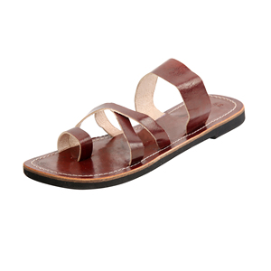 <b>Women</b> Genuine Leather Vintage <b>Flip</b> <b>Flop</b> Flat Sandal Slipper - Product Image 1