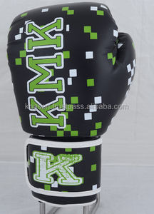 Khason นวมชกมวยแบบมวยไทยถุงมือครึ่งนวมฝึกซ้อมหนัง8oz รูปแบบสปอร์ตออกแบบโลโก้ได้ตามต้องการ520 - Product Image 3