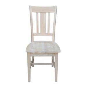 Chaise de salle à manger à dossier haut en bois massif de haute qualité Collection design traditionnel fait à la main pour bureau à domicile prix de gros meubles - Product Image 1