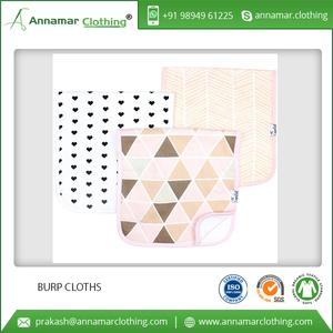New Design Water Repellent Cotton Burp Cloths Custom Made Baby Burp Cloths - Product Image 3