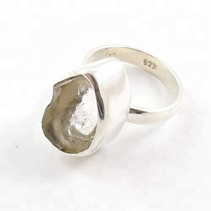 Latest High Quality 925 Silver <b>Crystal</b> Quartz Stone <b>Rings</b> for Girls - Product Image 6