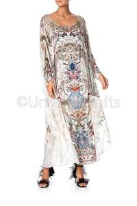 Bohemia nuevo adorno trabajo caftán 2019 Venta caliente playa Bikini Cover Up kaftan largo para mujeres - Product Image 3