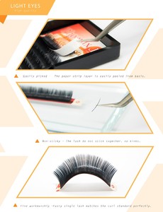 LIGHTEYES de extensión de pestañas 3D visón elipse de raíz de Lash - Product Image 2