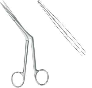 HEYMANN Ciseaux nasaux manuels en acier inoxydable allemand de 18.0 cm, agrafeuse de peau émoussée, base d'instruments chirurgicaux Mahersi - Product Image 5