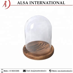 Campana de cúpula de cristal personalizada decorativa para el hogar, suministro a granel, para decoración, compra a precio mayorista - Product Image 3