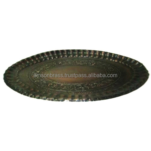 Peltre plateado de Metal de hierro placa del cargador para casa Hotel uso placa del cargador - Product Image 6