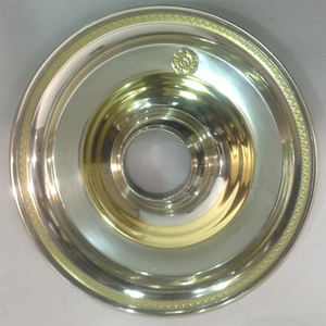 Plateaux décoratifs pour narguilé arabe en laiton Shisha Finition laquée unique Forme carrée et ronde - Product Image 1