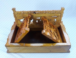 En bois sculpté à la main tibétain Dragon Table 4013 - Product Image 5