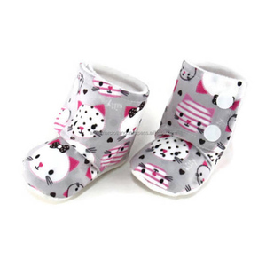 Custom Made Organic Baby Booties with CPSC Certificate - Best Price 100% Organic Cotton Newborn Infant Baby Girls Baby Booties - Product Image 1